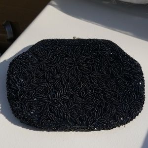 Vintage hand-beaded evening bag